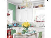 Table in a cute kitchen