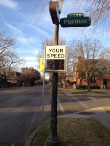 speed sign