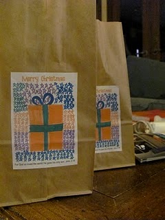 labeled bags labeled bags